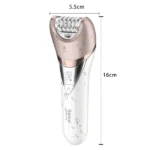 كيمي جهاز إزالة وتشذيب الشعر والعناية الشخصية للسيدات 7115 مع تصميم مقاوم للماء للاستخدام اليومي