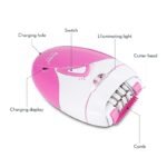 كيمي جهاز إزالة الشعر KM-189A من الخلف مع تصميم قابل للشحن للاستخدام اليومي