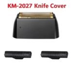 رأس استبدال ماكينة حلاقة كيمي KM-2027، طقم قطع غيار بديل يضم شبكتي حلاقة وقطعتَي قص وفقًا للعبوة