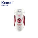 ALT 2: ماكينة إزالة الشعر كيمي KM-2530 من الأمام مع تصميم مريح للاستخدام المنزلي