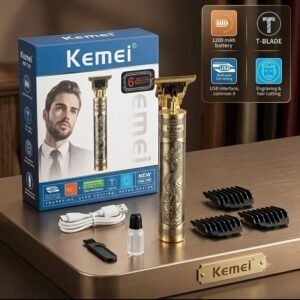 ماكينة حلاقة شعر رجالي كيمي Kemei WS-T99 باللون الذهبي